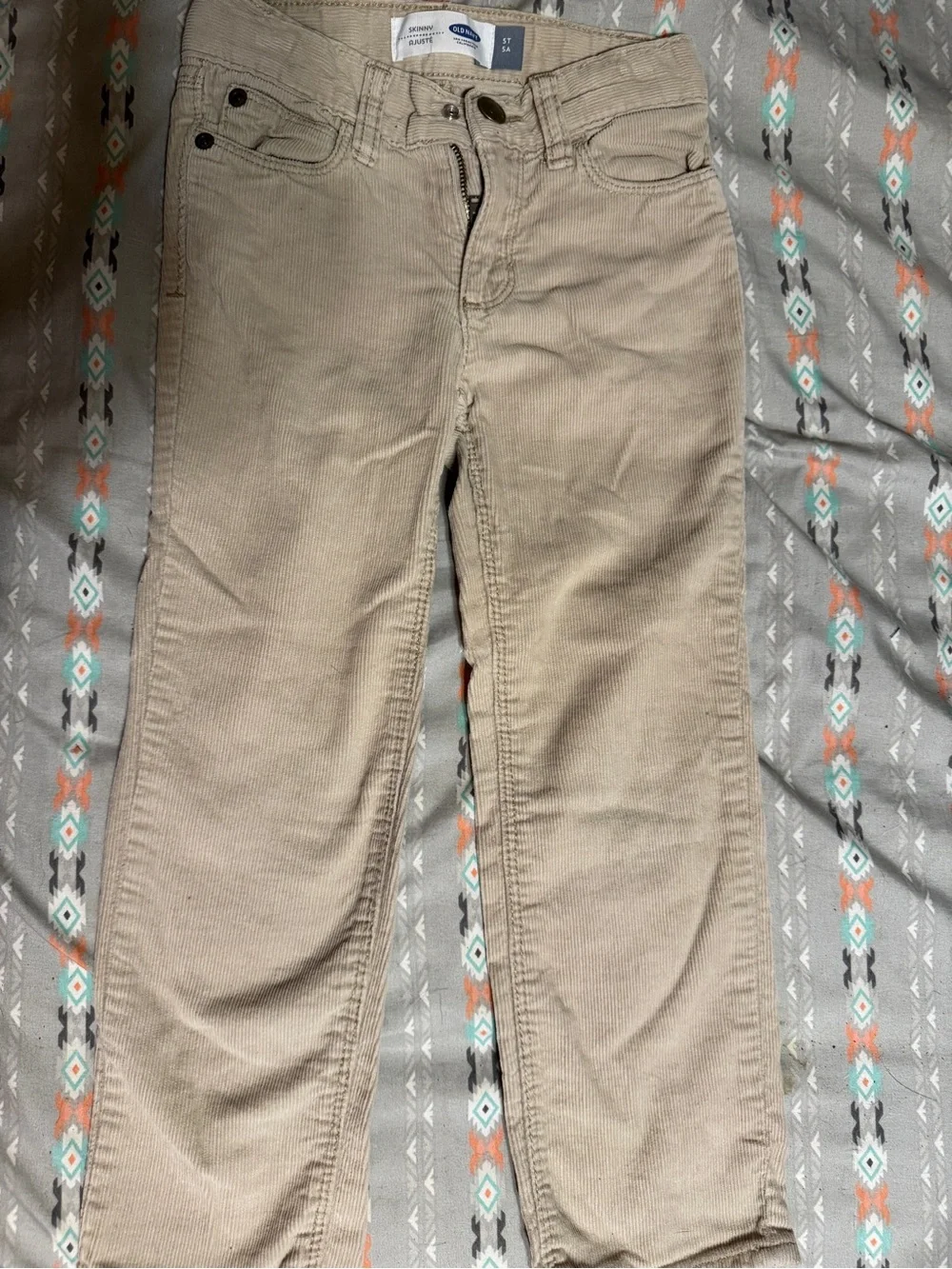 Old Navy Girls Size 5t Beige/Tan Corduroy Pants